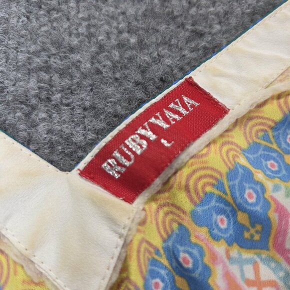 Ruby Yaya Kaftan Womens Large Multicolor‎ Boho Tassel Embellished Top Festival - Picture 4 of 14